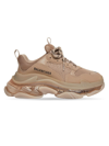 Balenciaga Women's Triple S Clear Sole Sneaker In Dark Grey