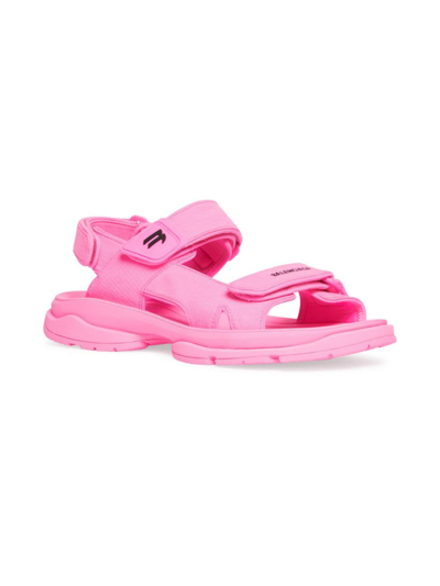 Balenciaga Tourist 单色凉鞋 In Pink