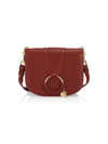 See By Chloé Women's Hana Leather Saddle Bag In Reddish Brown