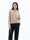 Filippa K Mika Yak Funnelneck Sweater In Beige