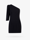 Dsquared2 One Strap Asymmetric Neckline Short Dress In Black
