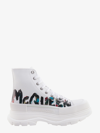 Alexander Mcqueen Tread Slick Canvas Sneakers In White
