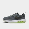 Nike Little Kids' Air Max Motif Casual Shoes In Smoke Grey/black/barely Volt/volt