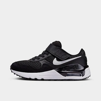 Nike Little Kids' Air Max Systm Casual Shoes In Black/white/wolf Grey