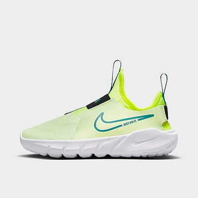 Nike Little Kids' Flex Runner 2 Running Shoes In Barely Volt/bright Spruce/volt/black