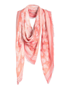 Alexander Mcqueen Scarves In Salmon Pink