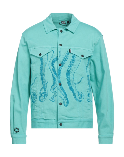 Octopus Denim Outerwear In Blue