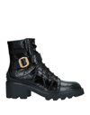 Tod's Croc-embossed Leather Boot In Black