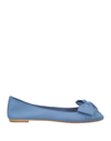 Pollini Ballet Flats In Blue