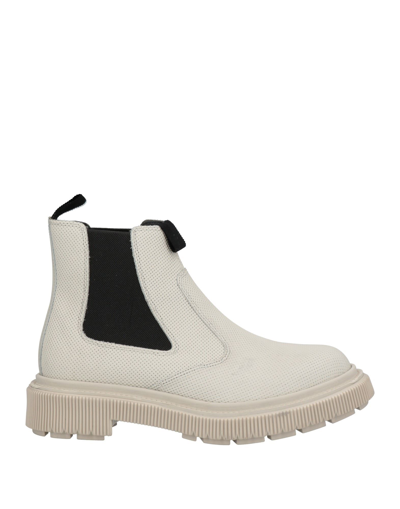 Adieu Ankle Boots In White