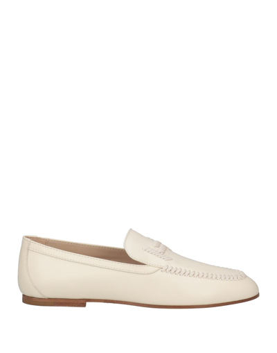 Tod's Loafers In White