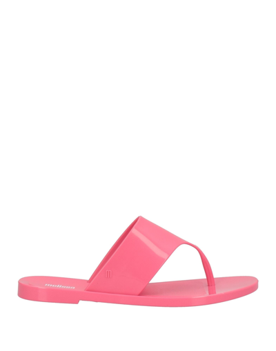 Melissa Toe Strap Sandals In Pink