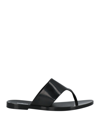 Melissa Toe Strap Sandals In Black