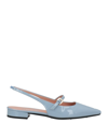 Pollini Ballet Flats In Blue