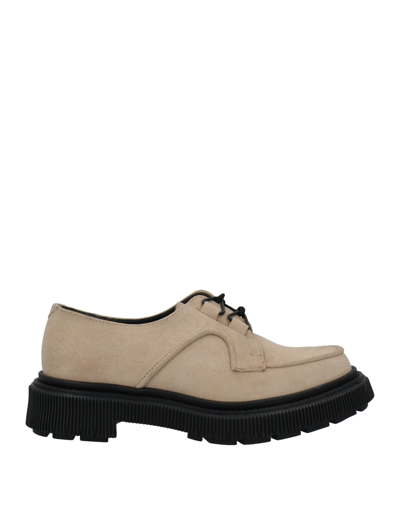 Adieu Lace-up Shoes In Beige
