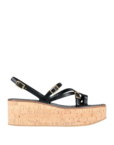 Tod's Sandals In Black