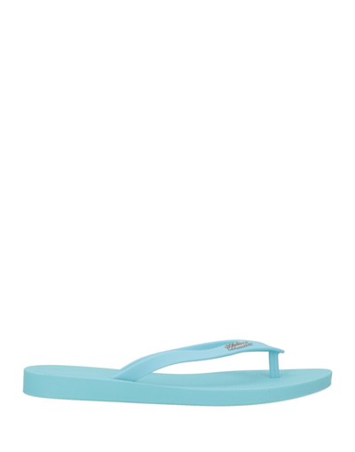 Melissa Sun Toe Strap Sandals In Blue