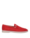 Pollini Loafers In Red