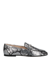 Tod's Loafers In Silver