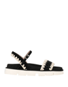 Mou Sandals In Black