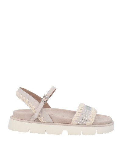 Mou Sandals In Light Grey