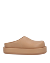 Paloma Barceló Woman Mules & Clogs Light Brown Size 7 Soft Leather In Beige