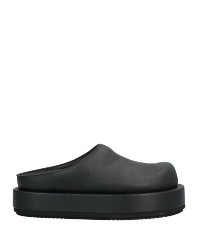Paloma Barceló Woman Mules & Clogs Black Size 8 Soft Leather In Black