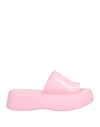 Melissa Becky Water Resistant Platform Sandal In Pink