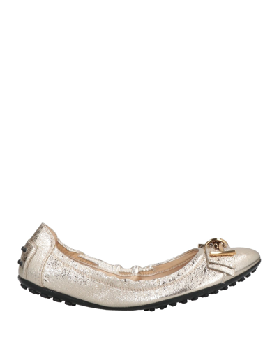 Tod's Ballet Flats In Grey