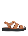Oroscuro Sandals In Brown