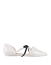 Melissa Ballet Flats In White