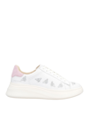 MOACONCEPT MOACONCEPT WOMAN SNEAKERS WHITE SIZE 7.5 SOFT LEATHER