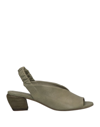 Officine Creative Italia Sandals In Sage Green