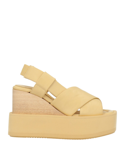 Paloma Barceló Sandals In Yellow