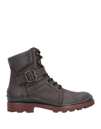 Tod's Ankle Boots In Brown