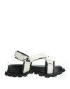 Jil Sander Sandals - Recycled Webbing 101 Bianco In White