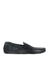 TOD'S TOD'S MAN LOAFERS BLACK SIZE 6 TEXTILE FIBERS