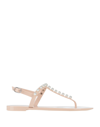 Stuart Weitzman Toe Strap Sandals In Pink