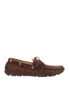 MANIFATTURE ETRUSCHE MANIFATTURE ETRUSCHE MAN LOAFERS DARK BROWN SIZE 7 SOFT LEATHER