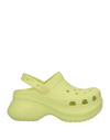 Crocs Mules & Clogs In Acid Green