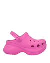 Crocs Mules & Clogs In Fuchsia