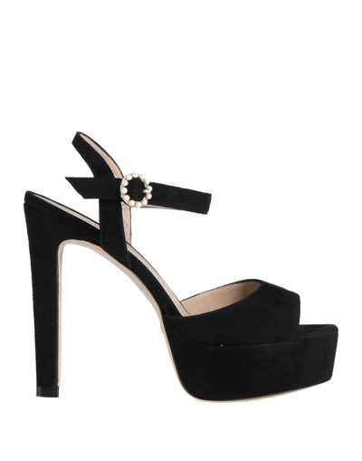 Stuart Weitzman Sandals In Black