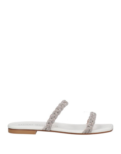 Stuart Weitzman Sandals In Silver