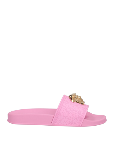 Versace Sandals In Pink