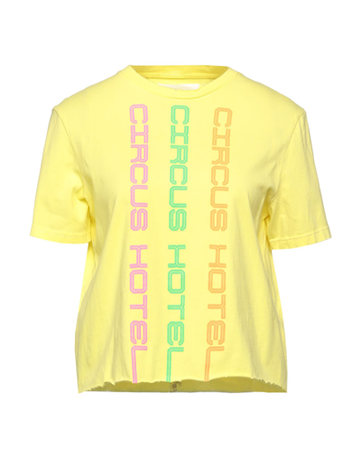 Circus Hotel T-shirts In Yellow