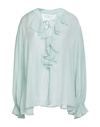 Gaelle Paris Blouses In Light Green