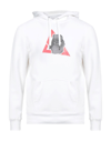 MOACONCEPT MOACONCEPT MAN SWEATSHIRT WHITE SIZE XXL COTTON, POLYAMIDE