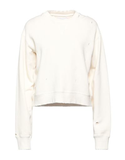 John Elliott Sweatshirts In White