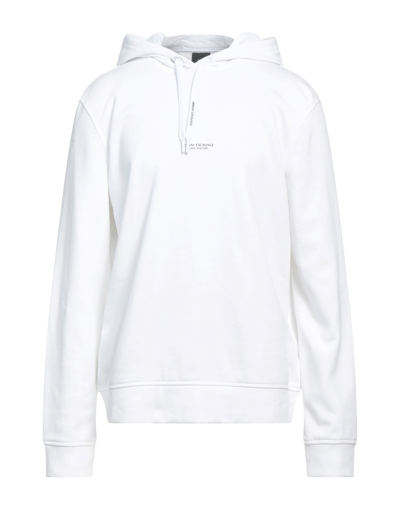 Armani Exchange Sweatshirts In White