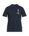 Plein Sport Polo Shirts In Blue